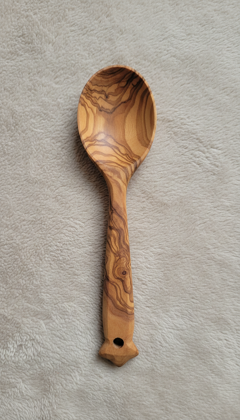 Cuchara de madera de olivo