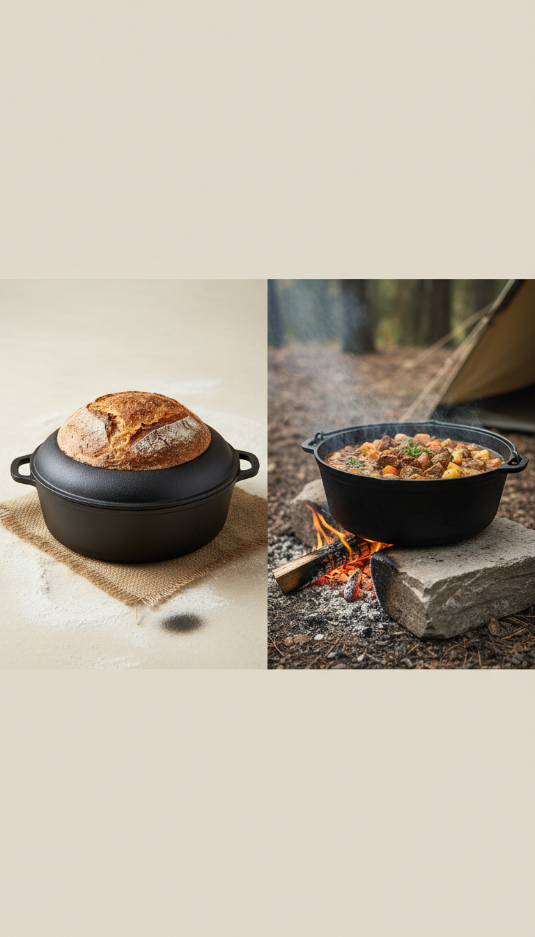 Olla tipo cocotte para pan