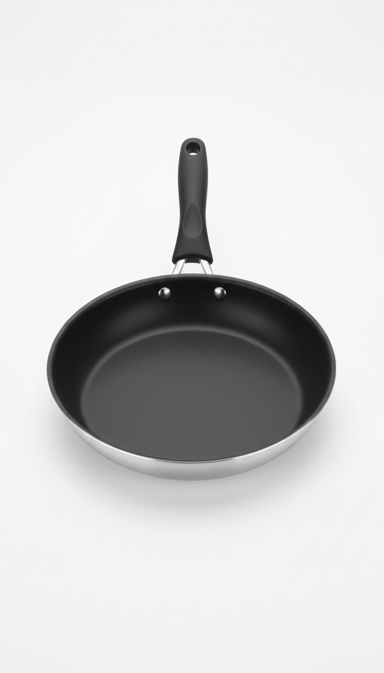 Sartén con mango ergonómico