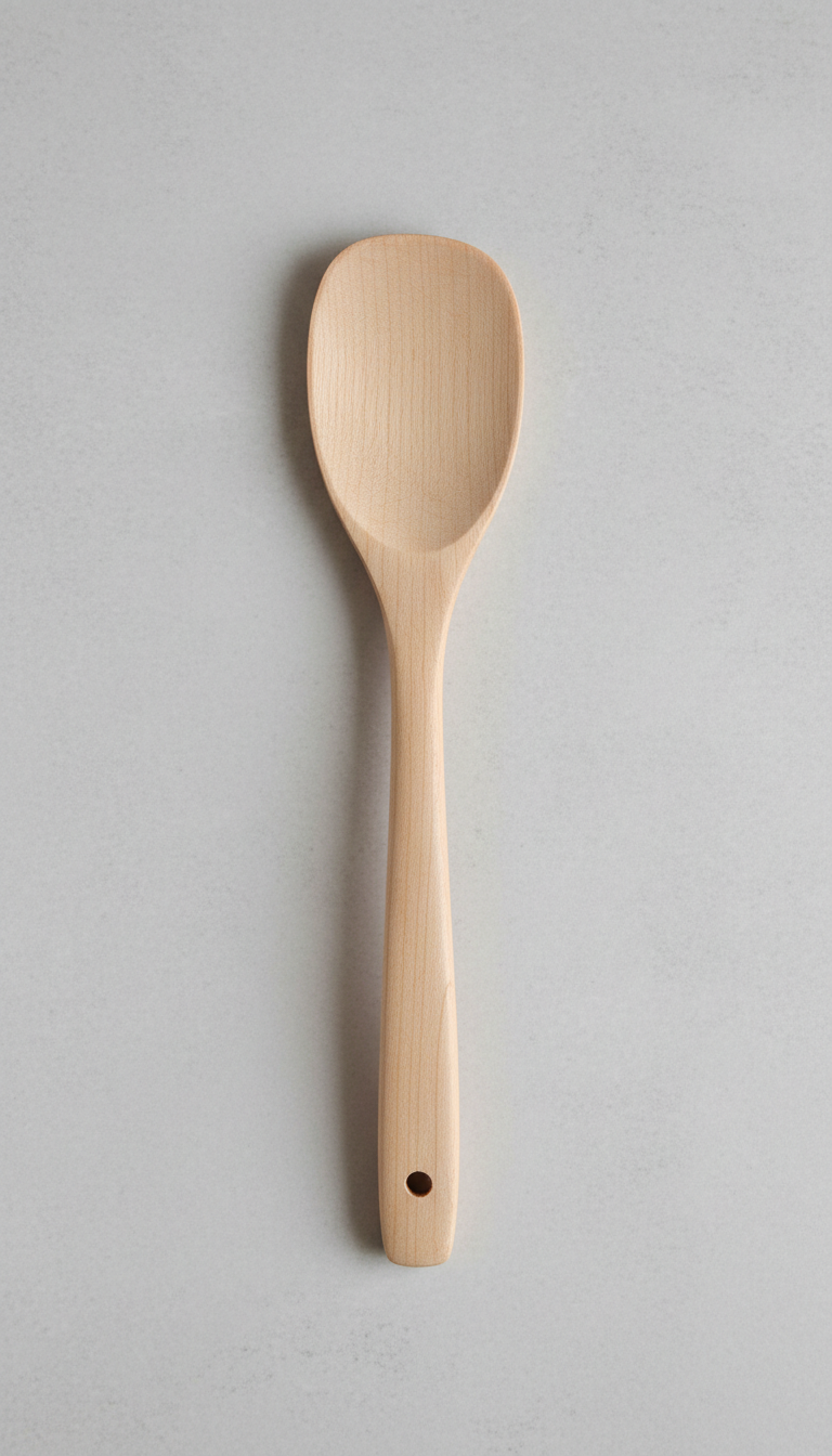 Utensilio de madera minimalista
