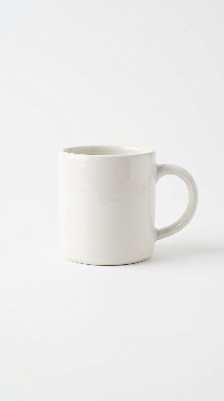 Taza de cerámica con estampado