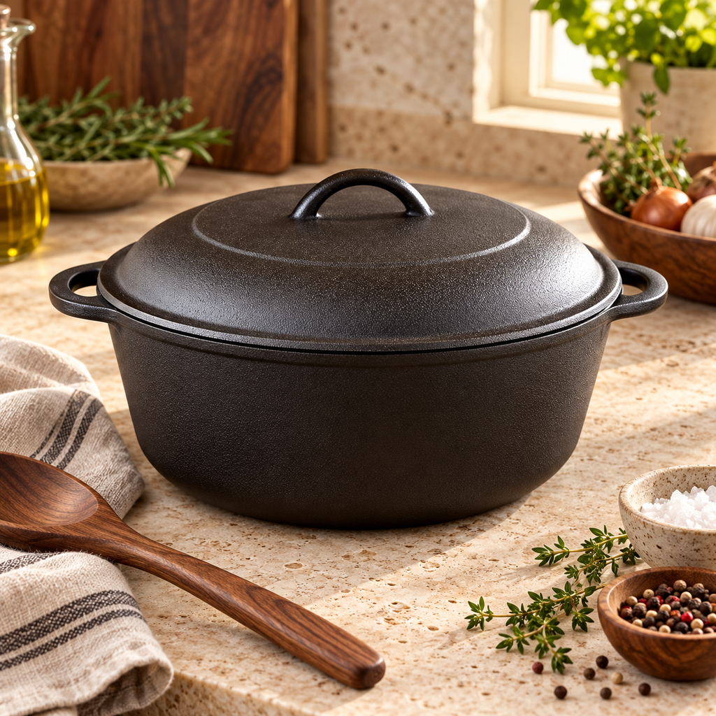 Olla de hierro fundido — segunda vista