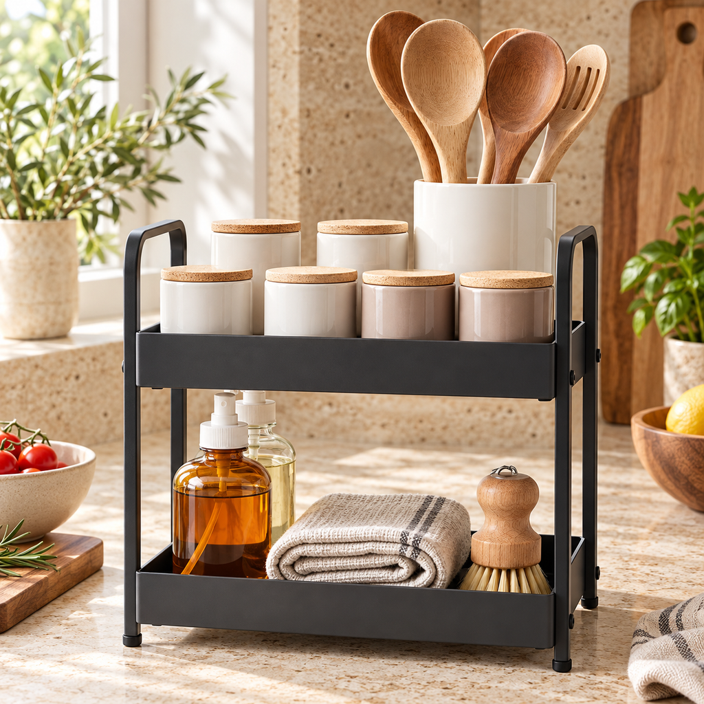 Organizador de cocina de dos niveles — segunda vista