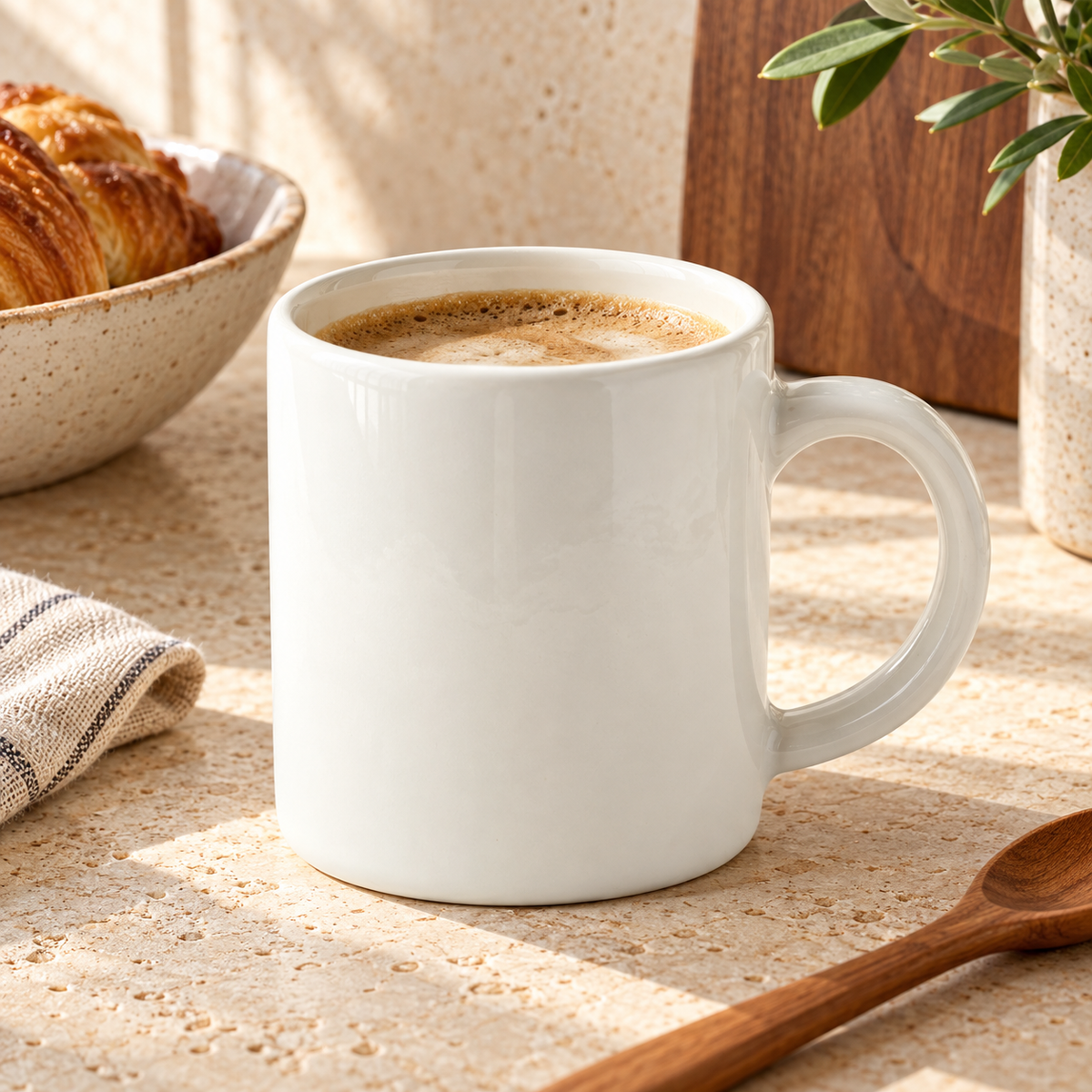 Taza de cerámica con estampado — segunda vista