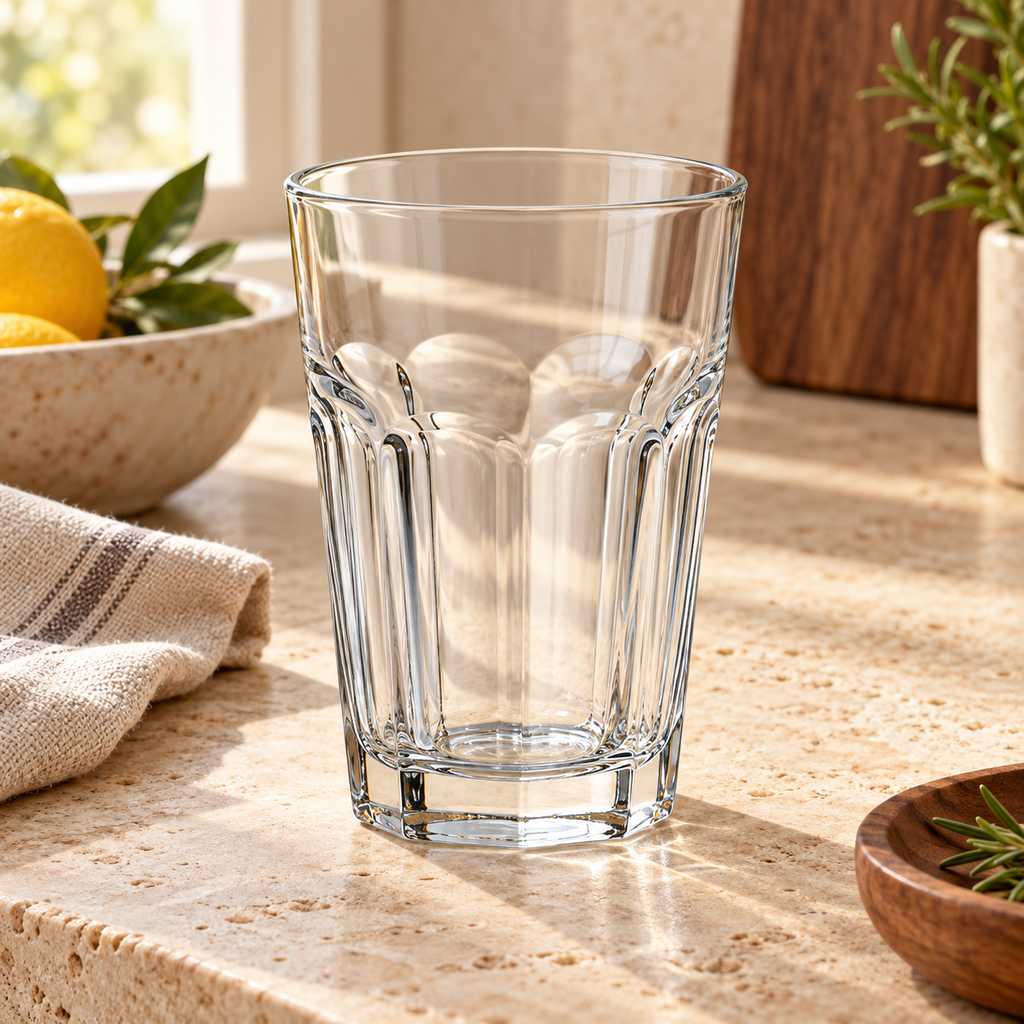 Vaso de vidrio elegante — segunda vista
