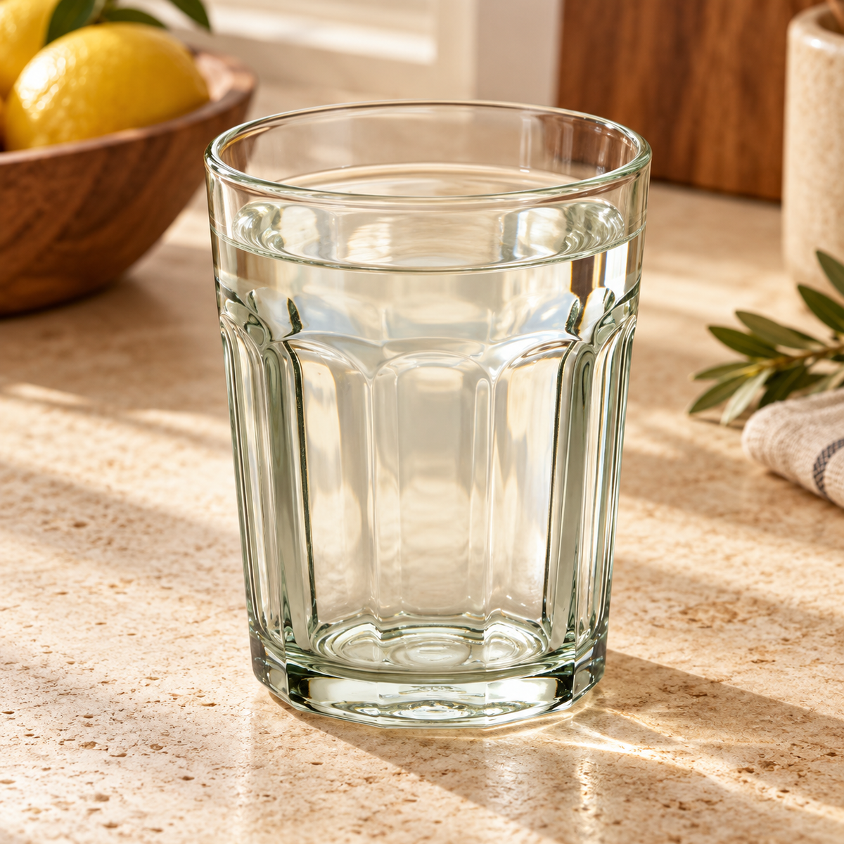 Vaso de vidrio para agua — segunda vista